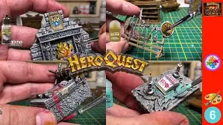 [HEROQUEST] - painting SCENERY 3/3