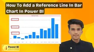 How To Add a Reference Line to Bar Chart In Power BI 2024 |  Power BI Tutorials