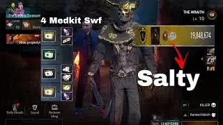 Salty Number 1 David On Leaderboard Vs My Wraith-Dead By Daylight Mobile