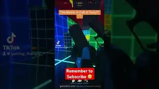 The Matrix in Call of Duty?!