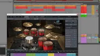 Saturday doodling with Ableton, TH-U and Superior Drummer 3