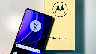 Unboxing Motorola Edge 40 Leather Black / P-OLED, 144Hz, IP68