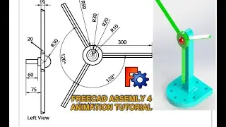 FreeCAD Assembly 4 Animation Tutorial