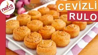 Tek Lokmalık ŞERBETLİ CEVİZLİ RULO TATLI
