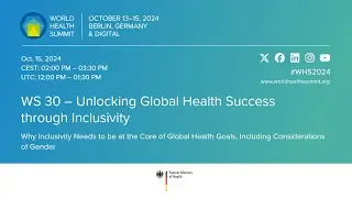 WS 30 – Unlocking Global Health Success through Inclusivity