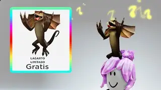 COMO CONSEGUIR *GRATIS* EL LAGARTO CON EFECTOS DORADOS EN ROBLOX (ACCESORIOS GRATUITO LIMITADO)