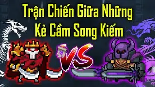 TOP Dual Sword Boss Battle Soul Knight - Skeleton King vs Sir Violet