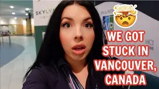 Flight Attendant Life - I HAD TO STAY OVERNIGHT IN THE YVR AIRPORT 🤯✈️