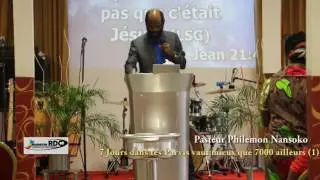Pasteur Philemon Nansonko: 7 jours dans tes parvis vaut mieux que 7000 ailleurs (1. partie)