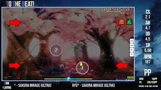 FGSKy | Ryu* - Sakura Mirage [ULTRA] +EZHD FC 99.89% (1x100) 226pp