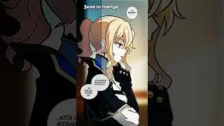 Jean in game vs manga - Jean edit genshin impact