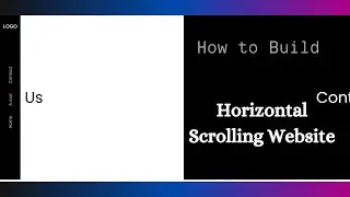 horizontal scrolling website final