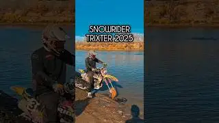 Сноубайк по воде! Заводской тест нового трака Dominator 2025 #snowbike #snowrider #trixter #wendigo