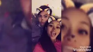 Bothering my boyfriend with Snapchat Filters Part 1
