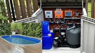 Каркасный бассейн без проблем - автоматическая очистка воды!
