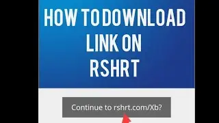 HOW TO DOWNLOAD LINK ON RSHRT TUTORIAL
