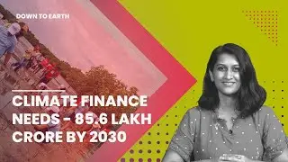 Climate finance needs could cost the country 85.6 lakh crore by 2030