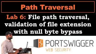 Path Traversal 6 | File path traversal, validation of file extension with null byte bypass