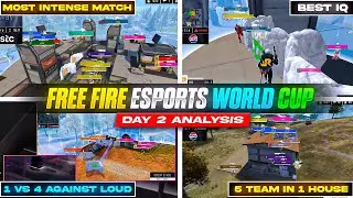 FREE FIRE ESPORTS WORLD CUP - DAY 2 ANALYSIS !! | ESPORTS WORLD CUP FREE FIRE | DAY 2 BEST MOMENTS
