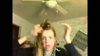 how to put ur hair in a ballerina bun!!!