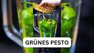So EINFACH zauberst du frisches Grünes Pesto in MINUTEN! 🌿✨