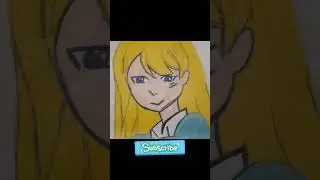 Drawing of a young girl