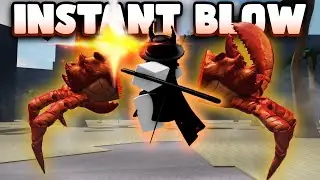 The Only Ultimate Move That Deals High Damage to Crab Boss 😃| (The Strongest Battlegrounds)