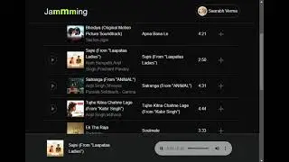 codecademy react jammming project | spotify clone | playlist manager web app | redux