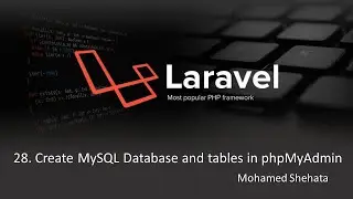 #28 Laravel 9 | Create MySQL Database and tables in phpMyAdmin