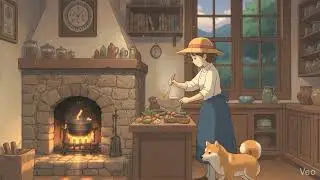 Soft and Peaceful Day Routine of a Girl animation asmr ghibli @Relaxing animation asmr