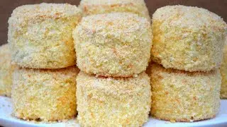 Sponge cakes with buttercream Recipe (Mini-cakes) ☆ Maryana Recipe (+Eng. Sub.)