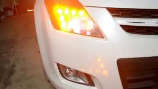 Mazda MPV. Замена линз, ДХО+LEDповорот