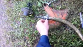 Lubrication of bearing of trimmer stihl fs 38