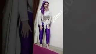 TÜRBANLİ DAR MOR TAYT GİYEREK HARİKA FRİKİK VERİO 😍😍