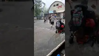 Knoebels Flash Flood During Thunderstorm
