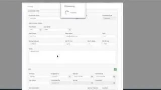 Processing a Quote into a Job