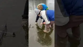 Bradly goes ice fishing