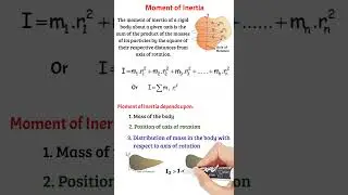 Moment of Inertia I