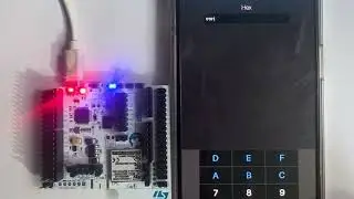 Multiple LED control using BLE on STM32WB55