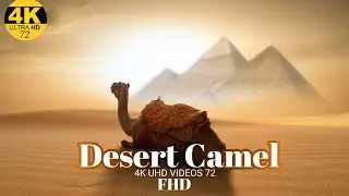 Desert Domestic Camel Fhd Video @4kuhdvideos722 @8KWorld  @8kEarth  @PianoChristmasMelodies