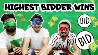 THE BLINDFOLDED AUCTION 💰💸✨ ft. Mr.Mnv & Sanket Mehta | ANNOUNCEMENT**