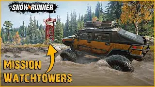 SnowRunner: COMPLETING Smithville Dam (Watchtowers & More!)
