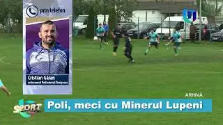 Poli, meci cu Minerul Lupeni
