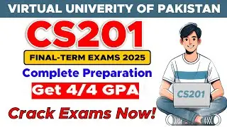 CS201 Final Term Preparation 2025 | CS201 Final Term Paper 2025 | By The Merciful Academy