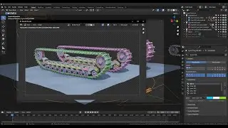 Blender Rigging ~ Churchill Tank Suspension (Using Geometry Nodes)
