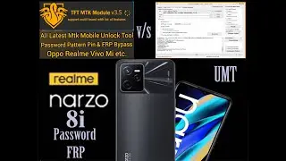 Realme Narzo 8i RMX2191 Pin Pattern Password Google Account FRP Unlock With TFT Ya UMT