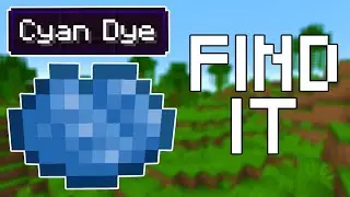 How to Find Cyan Dye in Minecraft (All Versions)