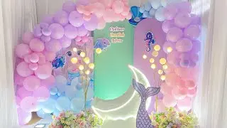 Pembuatan dekorasi mermaid