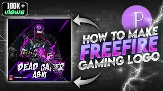how to make free fire anime Gaming logo in pixellab || free fire mascot logo in pixellab ?