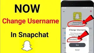 how to change your username on snapchat again